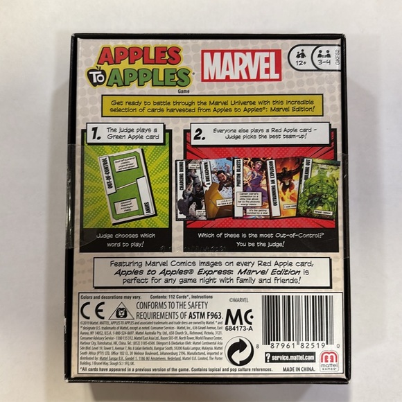 Brand New, Unopened Marvel Apples to Apples game - Picture 2 of 5